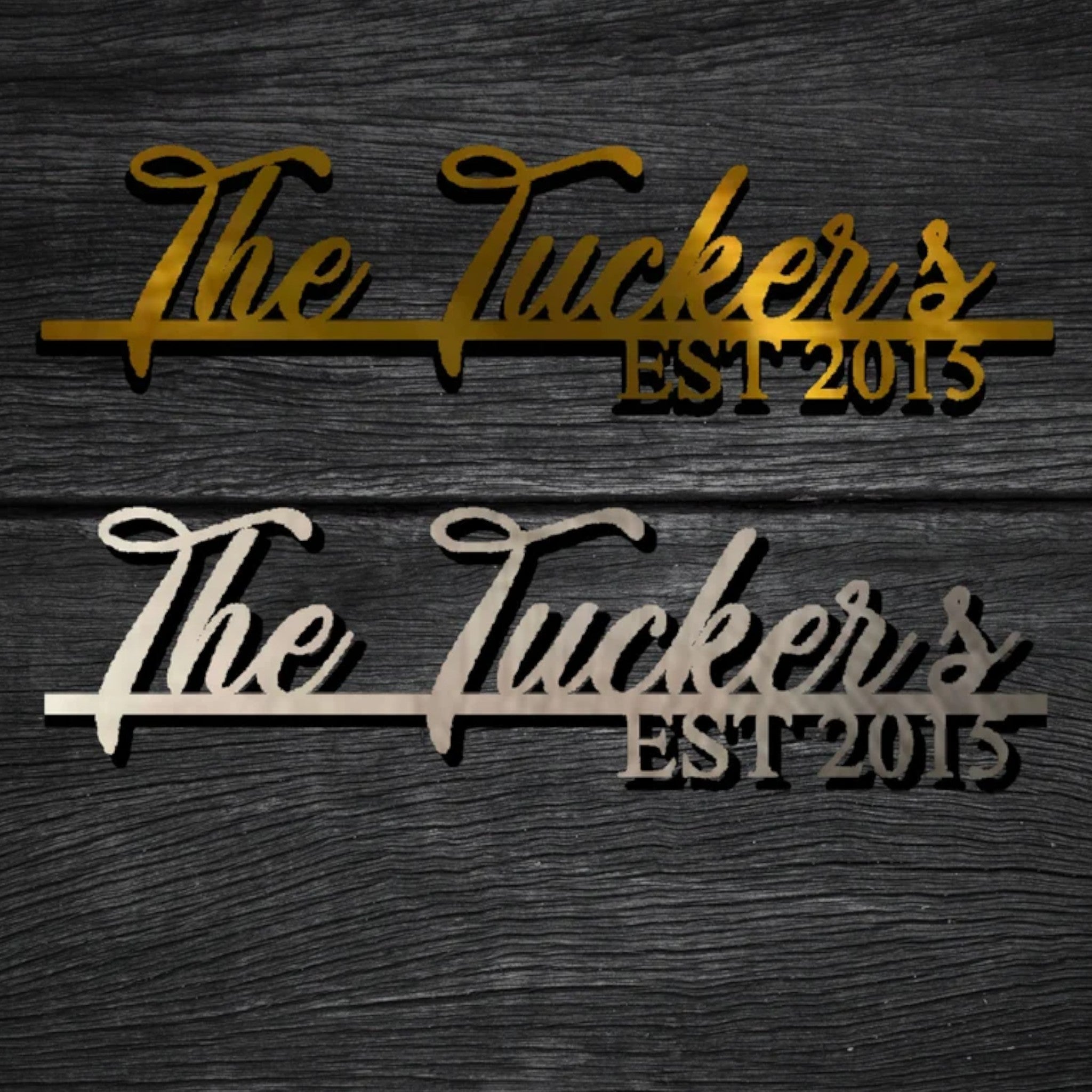 Custom Established + Name