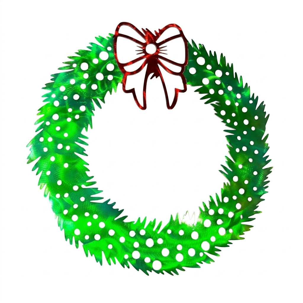 Holiday Wreath with Bow