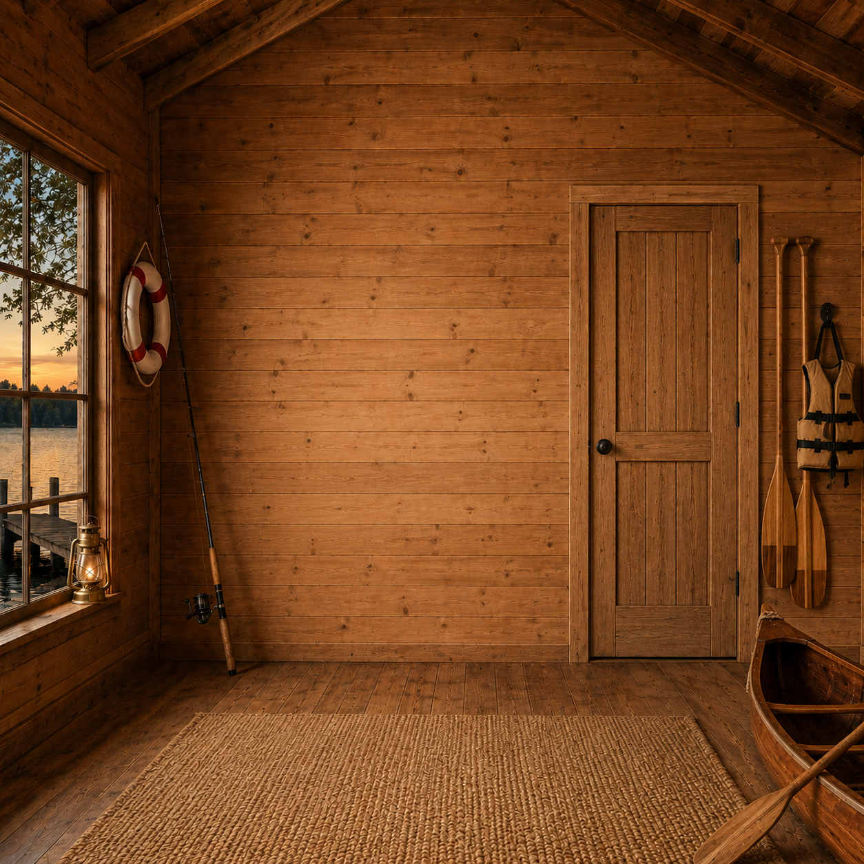 Cabin scene