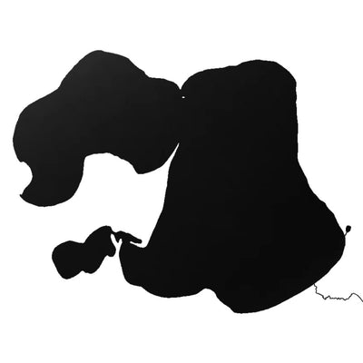 Detroit Lake (MN) lake silhouette