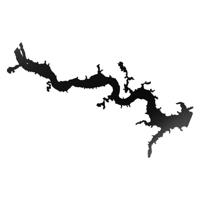 Gaston Lake lake silhouette