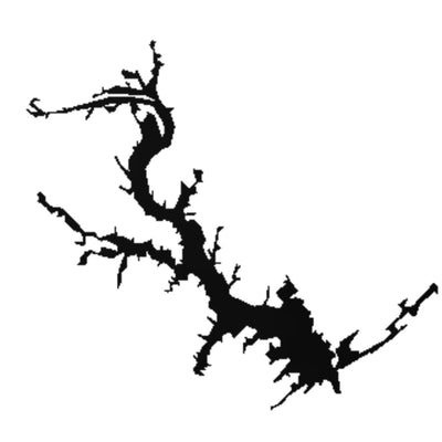 High Rock Lake (NC) lake silhouette