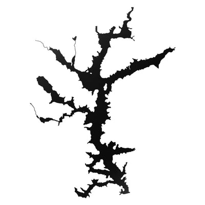 Lake Burton (GA) lake silhouette
