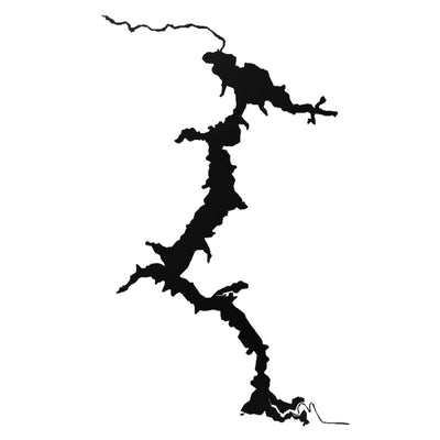 Lake Coeur d’Alene (ID) lake silhouette