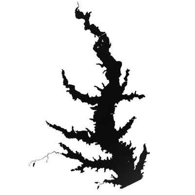 Lake Conroe (TX) lake silhouette