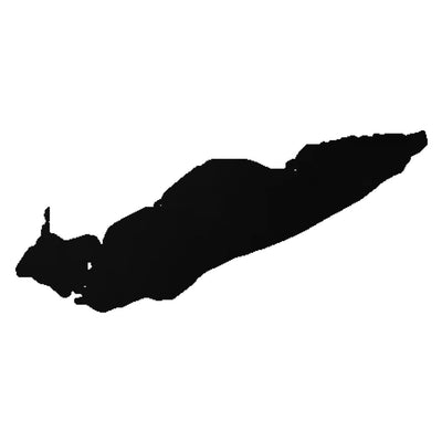Lake Erie lake silhouette