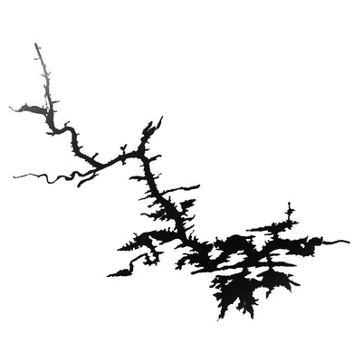 Lake Hamilton (AR) lake silhouette