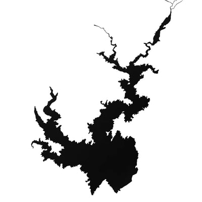 Lake Jocassee (SC) lake silhouette