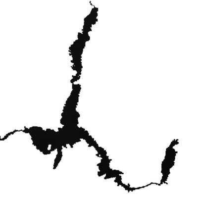 Lake Mead (NV/AZ) lake silhouette