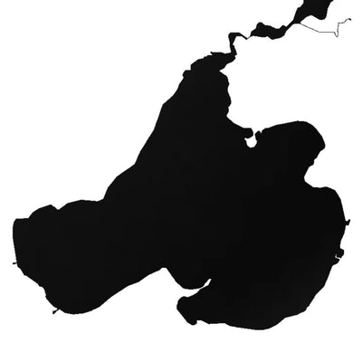 Lake Mendota (WI) lake silhouette