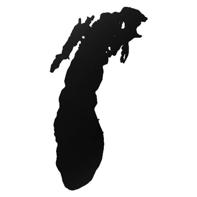 Lake Michigan lake silhouette