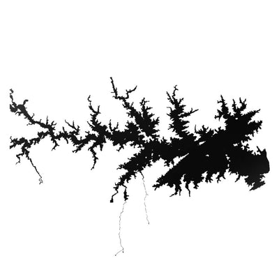 Lake Murray (SC) lake silhouette