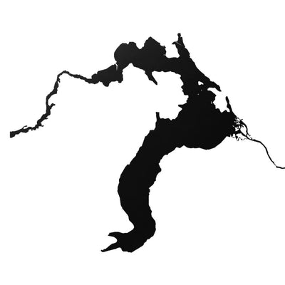 Lake Pend Oreille (ID) lake silhouette