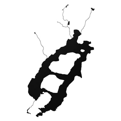 Lake Placid (NY) lake silhouette