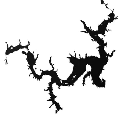 Lake Texoma (TX/OK) lake silhouette