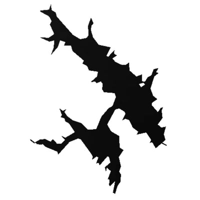 Lake Toxaway (NC) lake silhouette
