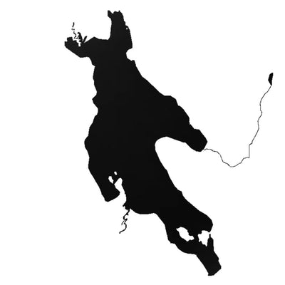 Newfound Lake (NH) lake silhouette