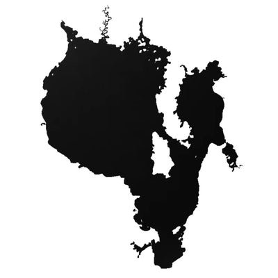 Sebago Lake (ME) lake silhouette