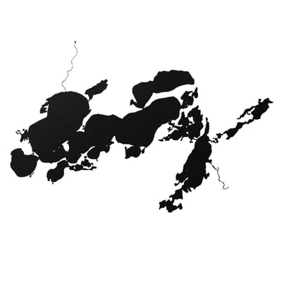 Whitefish Lake (MN) lake silhouette