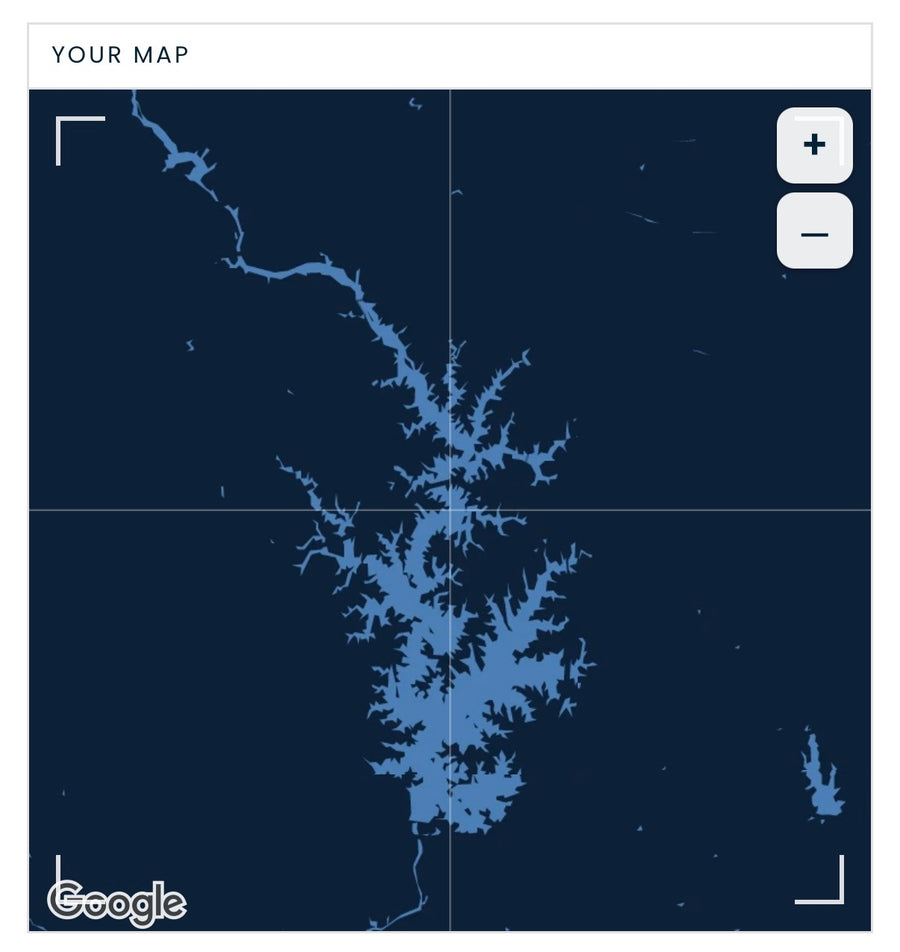 Finding a lake on the map